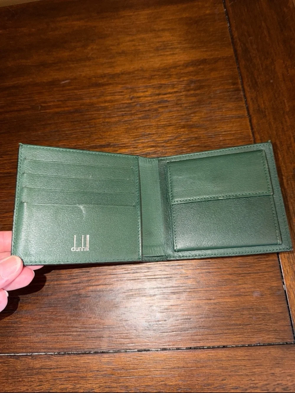 Dunhill Brown Leather Bi-Fold Wallet